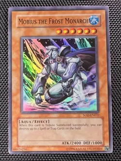 Super Rare Mobius The Frost Monarch SOD-EN022 YGO Card Yugioh 04929256 - Image 1