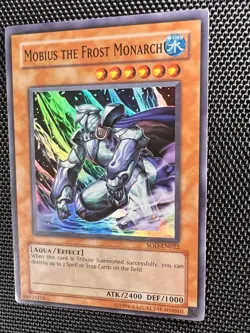 Super Rare Mobius The Frost Monarch SOD-EN022 YGO Card Yugioh 04929256 - Image 2
