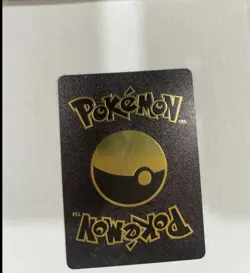 Pokemon Dracaufeu VMAX Black custom gold Foil Card - Image 2