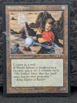 DMG - Shield Sphere - Alliance - Magic The Gathering Damaged MTG English Card - Image 1