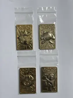 1999 Burger King Pokemon Gold Plated Card Collection FULL SET OF 6 - Image 4