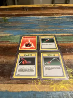 Pokemon 1st Edition Shadowless Base Card Lot X4 - Image 1