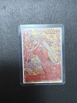 One Piece Card Chinese Nami OP01-016 R Exclusive 1st Anniversary Alt Art Proxy - Image 3