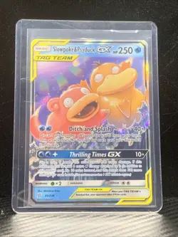 Slowpoke & Psyduck GX 35/236 Sm-Unified Minds Holo Pokemon Card - Image 1