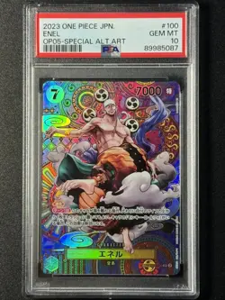 PSA10 One Piece Card Game Enel Awaking of the New Era OP05-100 SR JPN W408 xyp - Image 1