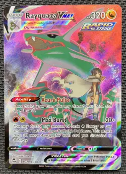 Rayquaza VMAX Silver Tempest Trainer Gallery TG20/TG30 Pokemon Card FA NM - Image 1