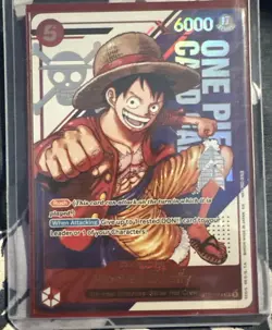 Mint One Piece Card -Monkey D Luffy ST21-014 Treasure Pack Promo Prize English - Image 1