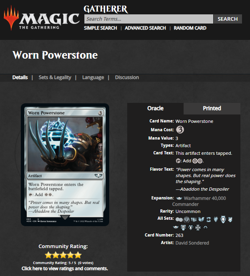 2022 MTG Magic the Gathering Warhammer 40k 40000 Surge Foil #263 Worn Powerstone - Image 3