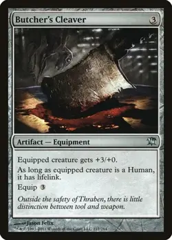 1x Butcher's Cleaver NM Eng MTG - Innistrad - Image 1