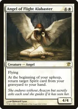 1x Angel of Flight Alabaster NM Eng MTG - Innistrad - Image 1