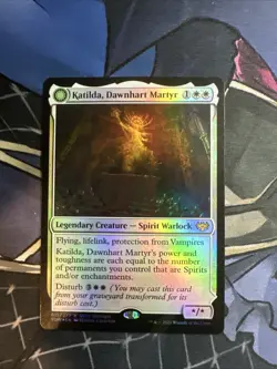 MTG Katilda, Dawnhart Martyr (21/596) Innistrad Crimson Vow LP FOIL - Image 1