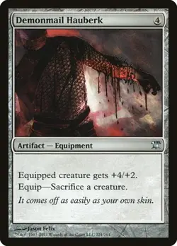 1x Demonmail Hauberk NM Eng MTG - Innistrad - Image 1