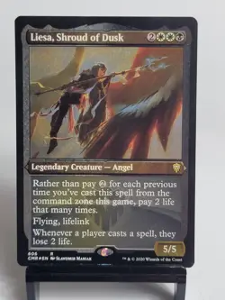 Magic the Gathering - Commander Legends - Liesa, Shroud of Dusk - FOIL Etched - Image 1
