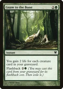 1x Gnaw to the Bone NM Eng MTG - Innistrad - Image 1