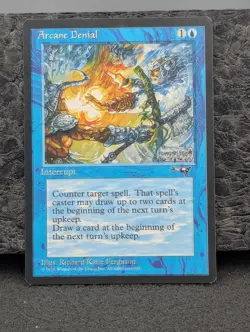 LP - Arcane Denial - Alliances -Magic The Gathering Lightly Played English MTG - Image 1