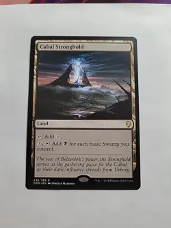 MTG - Cabal Stronghold - Dominaria Regular Rare #238 - Image 1