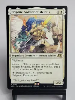 Magic the Gathering- Foundations Jumpstart - Brigone, Soldier of Meletis - Anime - Image 1