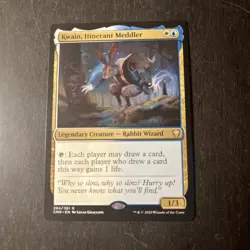 MTG STARTER COMMANDER DECK - Kwain, Itinerant Meddler - U/W Party Sub Theme - Image 1