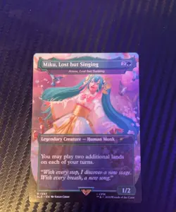 Miku, Lost but Singing - Azusa, Lost but Seeking Secret Lair Drop Regular - Image 1
