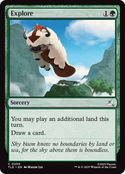 Explore #259 Near Mint Avatar: The Last Airbender Eternal TLE Magic MTG - Image 1