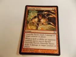 MTG magic the gathering GUERRILLA TACTICS ( B ) - Image 1