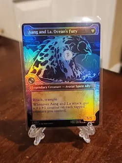 MTG Aang, Swift Savior TLA 0347 R NM Showcase FOIL - Image 2