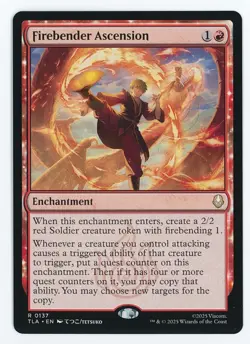 Firebender Ascension #0137 MTG Avatar: The Last Airbender Magic The Gathering - Image 1