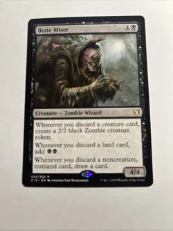 Bone Miser - Commander 2019 MTG Plus Bonus Rare!!! - Image 1