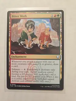 Bitter Work - Avatar - NM - Uncommon - Enchantment - MTG - Image 1