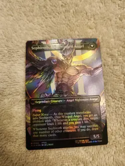 Sephiroth, Fabled SOLDIER (0382) (Borderless) MTG Final Fantasy Foil - Image 2