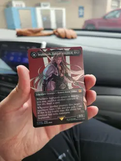 Sephiroth, Fabled SOLDIER (0382) (Borderless) MTG Final Fantasy Foil - Image 3