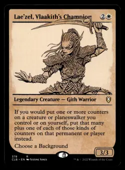 Lae'zel, Vlaakith's Champion (Showcase) 378 R Commander Legends: Battle for Bald - Image 1