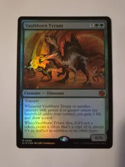 Vaultborn Tyrant Outlaws of Thunder Junction: the Big Score Foil MTG Mythic - Image 1