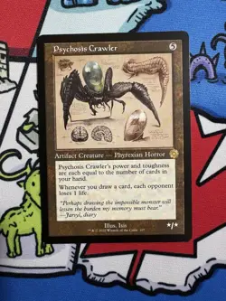 Psychosis Crawler x1 Mtg Schematic Art The Brothers’ War - Image 1