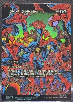 Rite of Replication #14 Marvel's Spider-Man Borderless Foil Mythic - Image 1