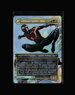 MTG: Miles Morales (0200) (Borderless) #200 M Foil NM Marvel's Spider-Man - Image 2