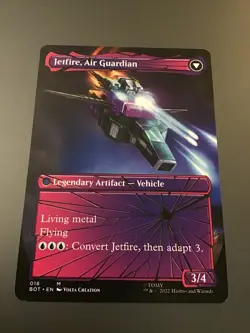 MTG x Transformers Shattered Glass 018 Jetfire Ingenious Scientist Air Guardian - Image 2