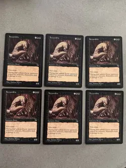 6x Kezzerdrix x6 - Tempest Rare Vintage Magic The Gathering Mtg - Image 1