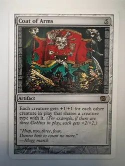 Coat of Arms #294 8th Edition 8ED MTG Magic The Gathering LP - Image 1