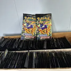 Crown Zenith Lot 36x Sealed Booster Packs Pokemon Fast Shipping Qty Available! - Image 1