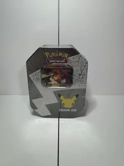 Pokemon TCG 25th Anniversary Celebrations Tin Lance's Charizard V - SEALED 820650809880 - Image 1