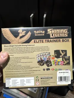 Pokemon TCG Shining Legends Elite Trainer Box FACTORY SEALED - Image 3