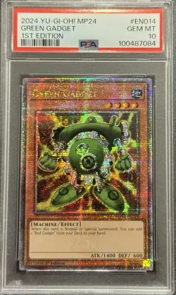 2024 PSA 10 YUGIOH MP24 QCR SECRET RARE GREEN GADGET 💎 - Image 1