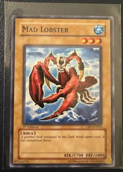 Mad Lobster - CRV-EN003 - Common - 1st Edition M/NM Yugioh - Image 1