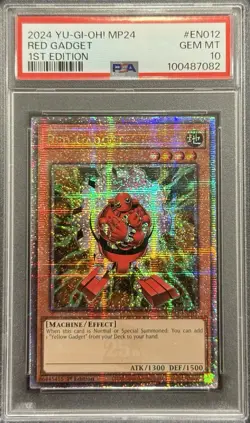 2024 PSA 10 YUGIOH MP24 QCR SECRET RARE RED GADGET 💎 - Image 1