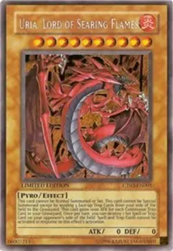 Uria, Lord of Searing Flames - Limited 2006 Collectors Tin MP YuGiOh - Image 1