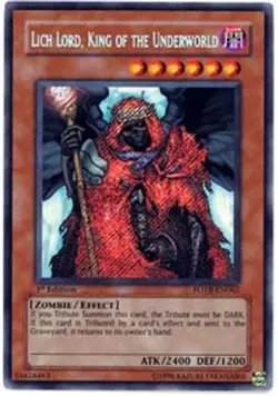 Lich Lord, King of the Underworld - 1st Edition Force of the Breaker MP YuGiOh - Image 1