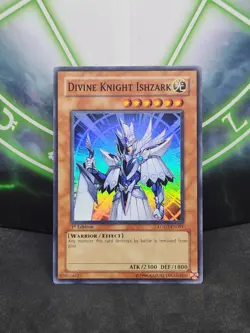 Yugioh Divine Knight Ishzark LODT-EN091 Super Rare 1st Edition NM - Image 1