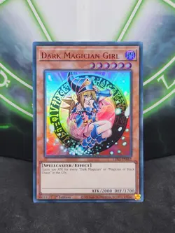 Yugioh Dark Magician Girl LDS3-EN082 Red Ultra Rare 1st Edition NM - Image 1