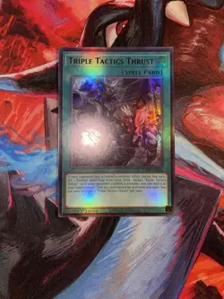 Yugioh! Triple Tactics Thrust New Art CH01-EN030 Ultra Rare 1st Edition NM - Image 1